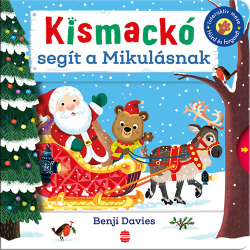 Benji Davies: Kismackó segít a Mikulásnak könyv