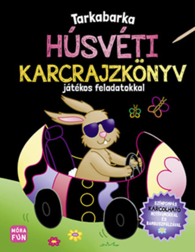Tarkabarka húsvéti karcrajzkönyv - játékos feladatokkal akciós termékkép 1