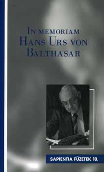 In memoriam Hans Urs von Balthasar könyv