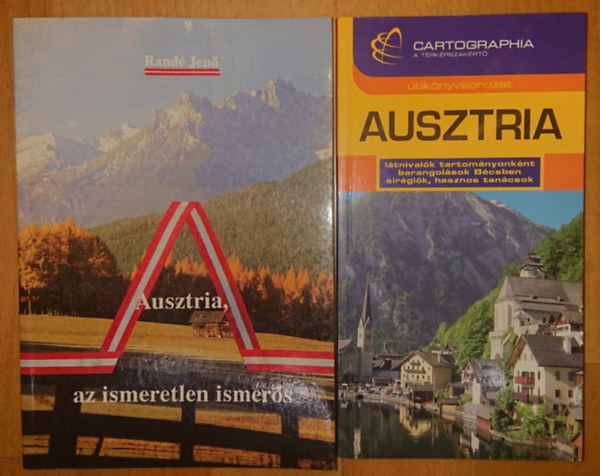 Randé Jenő: 2 könyv Ausztriáról: Ausztria, az ismeretlen ismerős, Ausztria (Cartographia) antikvár