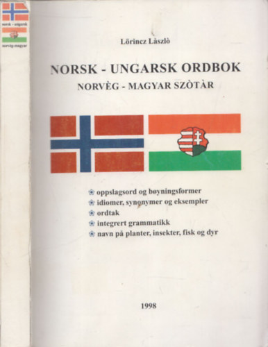 László Lőrincz: Norsk-Ungarsk Ordbok / Norvég-Magyar szótár könyv