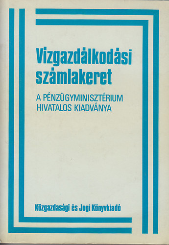 Dalos Vilmos (szerk.): Vízgazdálkodási számlakeret antikvár