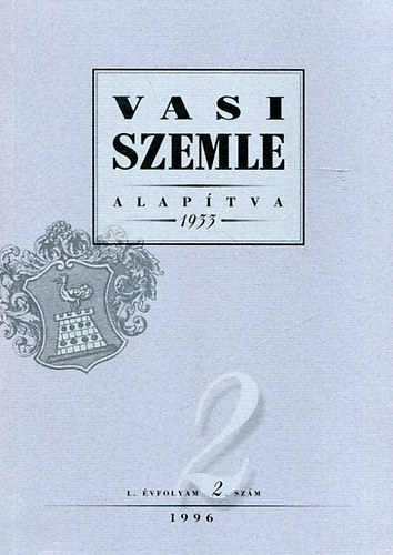 Vasi szemle - L. évf. 2.szám, 1996 antikvár