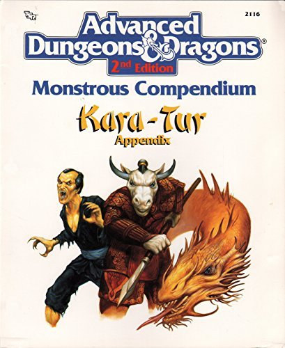 Advenced Dungeons & Dragons: 2nd Edition - Monstrous Compendium Kara-Tur Appendix '2116' idegen