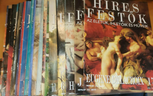 Eaglemoss Hungary: 23 db Híres festők folyóirat (szórványszámok, sorszámok a terméklapon) antikvár