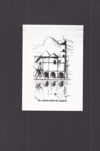 Ex Libris - Cittá di Lugano (eredeti nyomat) antikvár