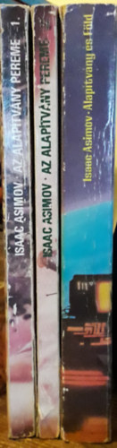 Isaac Asimov: 3 db Isaac Asimov kötet:Az alapítvány pereme 1-2.+Alapítvány és Föld antikvár