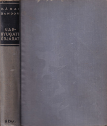 Márai Sándor: Napnyugati őrjárat (I. kiadás) antikvár