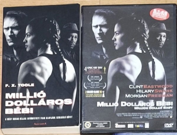 F. X. Toole: F. X. Toole - Millió dolláros bébi könyv + ajándék Millió dolláros bébi  DVD antikvár