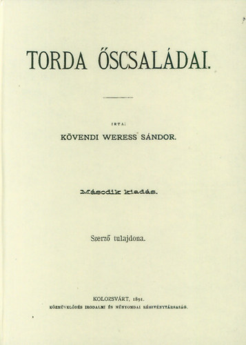 Torda őscsaládai akciós termékkép 1