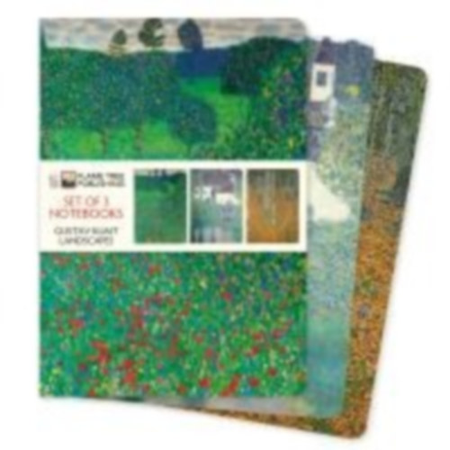 Gustav Klimt: Landscapes Set of 3 Standard Notebooks idegen