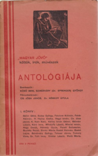 "Magyar jövő" költők, írók, művészek antológiája antikvár