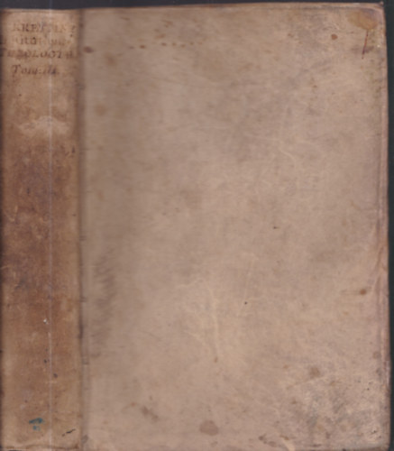Francisco Turrettino: Institutio theologiae elencticae IV. antikvár