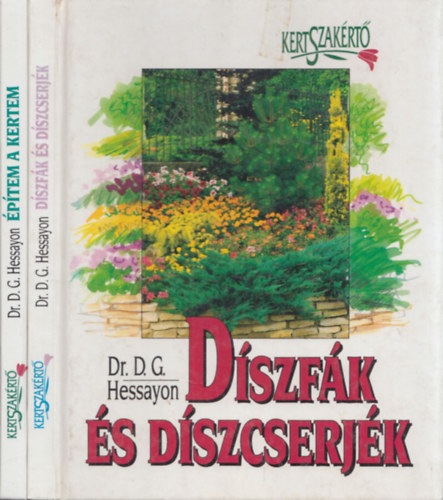 Szerző Dr. D. G. Hessayon Szerkesztő Garai Attila Fordító Neményi András: Díszfák és díszcserjék  - Cseréj - Fák - Kúszónövények - Fenyőfélék - Szaporítás - A fák és cserjék felhasználása (Kertész-szakszótár)  Színes fotókkal, rajzokkal gazdagon illusztrált kiadás antikvár