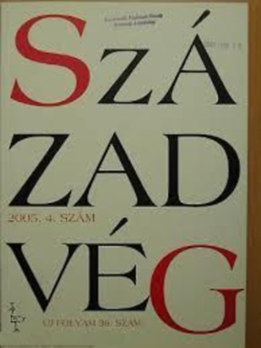 Századvég - Új folyam 22. szám antikvár