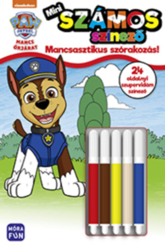 Mancs Őrjárat - Mini számos színező - Mancsasztikus szórakozás! könyv
