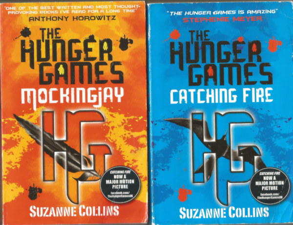 Susanna Collins: The Hunger Games: Mockingjay + Catching Fire - saját képpel antikvár