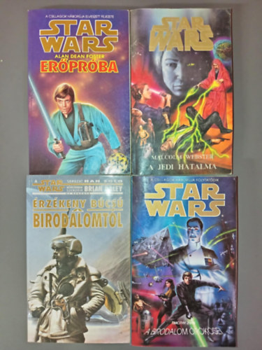 Alan Dean Foster, Malcolm Webster, Brian Daley, Timothy Zahn: (4db) Star Wars könyvcsomag : Erőpróba / A jedi hatalma / Han Solo: Érzékeny búcsú a birodalomtót / A birodalom örökösei antikvár