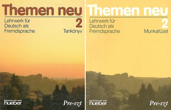 Hartmut Aufderstrasse; Heiko Bock; Jutta Müller; Helmut Müller: Themen neu 2. Lehrwerk für Deutsch als Fremdsprache Kursbuch + Arbeitsbuch antikvár