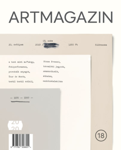Artmagazin 135. különszám - 2022/3. szám könyv