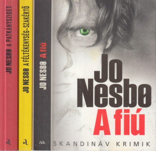 Jo Nesbo: 3 db. Skandináv krimik (A fiú + A féltékenység-szakértő és más történetek + A Patkánysziget és más történetek) antikvár
