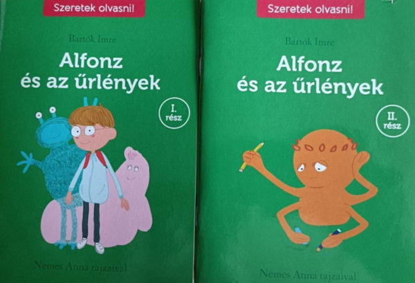 Bartók Imre: Alfonz és az űrlények I-II. antikvár