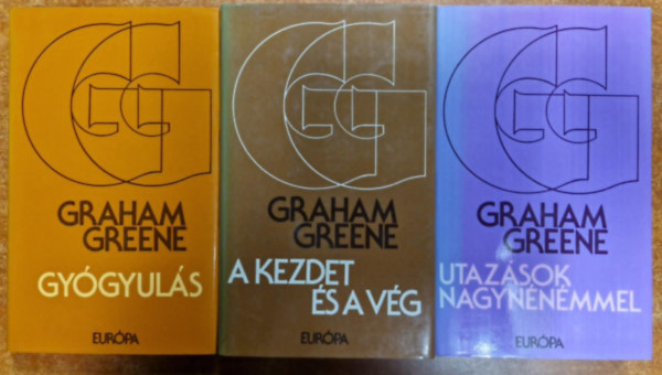Graham Green: 3db Graham Green:Gyógyulás,A kezdet és vég,Utazások nagynénémmel antikvár