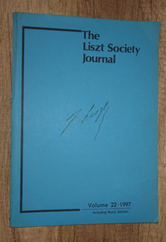 The Liszt Society journal - Volume 22 * 1997 antikvár