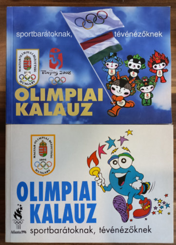 2 db Olimpiai kalauz: Beijing (Peking) 2008 + Atlanta 1996 antikvár