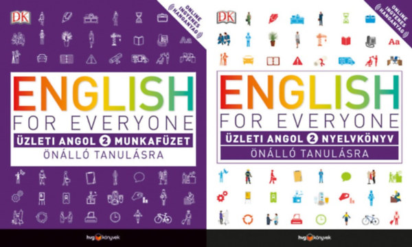 Booth, Thomas, Burrow, Trish: English for Everyone: Üzleti angol 2. nyelvkönyv + munkafüzet - Önálló tanulásra antikvár