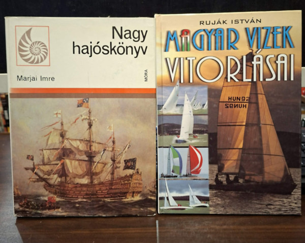 Ruják István, Marjai Imre: 2 db kötet: Magyar vizek vitorlásai + Nagy hajóskönyv antikvár