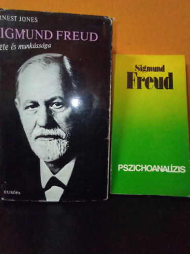 Ernest Jones, Sigmund Freud: 2 db. mű Simgund Freud munkásságáról és életéről: Sigmund Freud élete és munkássága, Pszichoanalízis antikvár