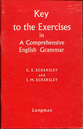 Key to the Exercises in a Comprehensive English Grammar antikvár
