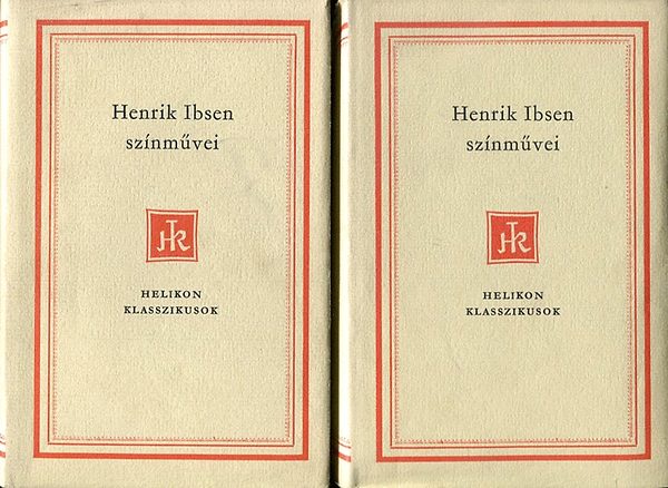 Henrik Ibsen: Henrik Ibsen színművei I-II. (Helikon klasszikusok) antikvár