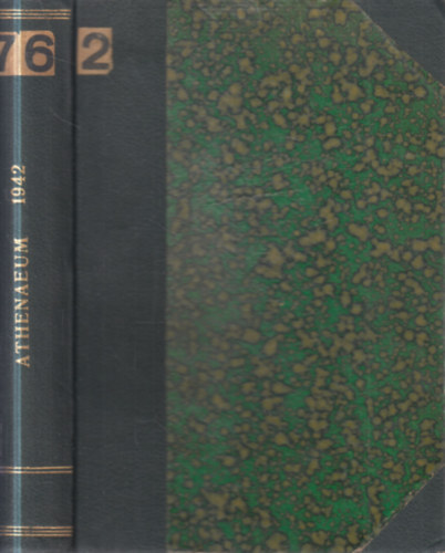 gróf Révay József: Athenaeum 1942. (Új folyam, 28. kötet) antikvár