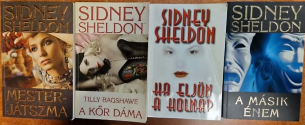Sidney Sheldon: 4db Sidney Sheldon könyv:A Másik Énem,Ha eljő a holnap,A kőr dáma,Mesterjátszma antikvár