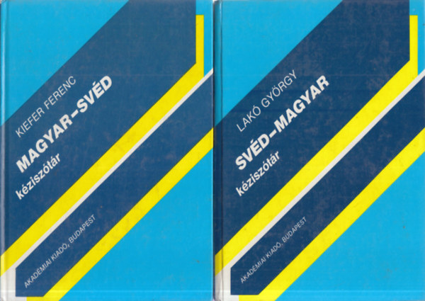 Kiefer Ferenc; Lakó György: Magyar-Svéd szótár + Svéd-Magyar szótár antikvár