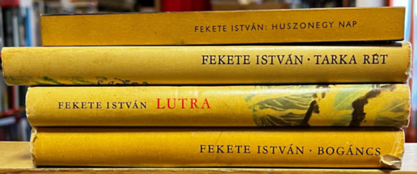 Fekete István: 4 db Fekete István könyv: Huszonegy nap, Tarka rét, Lutra, Bogáncs antikvár