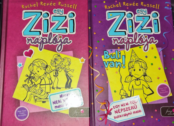 Rachel Renée Russell: 2db ifjúsági regény - Rachel Renée Russell-Egy Zizi naplója 1; Egy Zizi naplója 2. antikvár