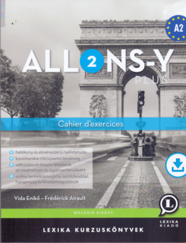 Frédérick Airault, Vida Enikő: Allons-y PLUS 2. - Cahier d'exercices könyv