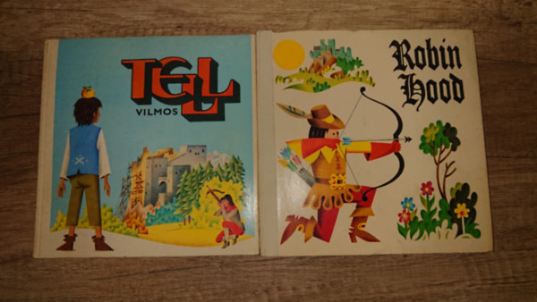 2 3D-s könyv: Tell Vilmos + Robin Hood antikvár