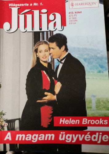 Helen Brooks: Júlia 413. kötet A magam ügyvédje antikvár