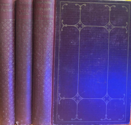 Janson Gusztáv, Kunt Hamsun, Paul Bourget: 3 db a Klasszikus regénytár sorozatból antikvár