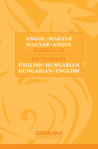 Angol-magyar, magyar-angol kisszótár könyv