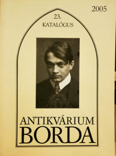 Borda Antikvárium 23. katalógus antikvár