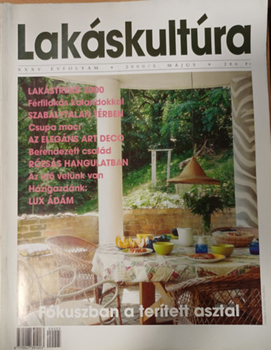 Lakáskultúra XXXV. évfolyam 2000/5. május antikvár