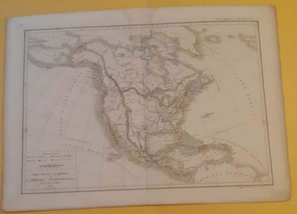 L'Amerique Septentrionale /Atlas général de géographie, physique, politique et historique. térkép/ antikvár