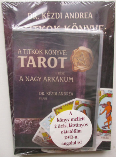 dr. Kézdi Andrea: A titkok könyve: Tarot - A Nagy Arkánum I. rész + DVD könyv