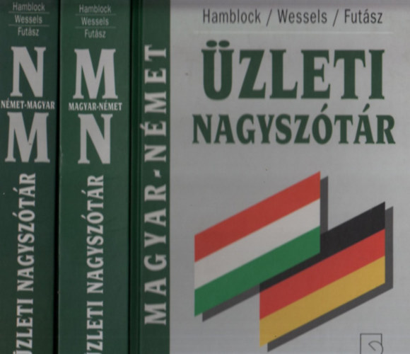 Hamblock - Wessels - Futász: Német-magyar, magyar-német üzleti nagyszótár I-II. antikvár