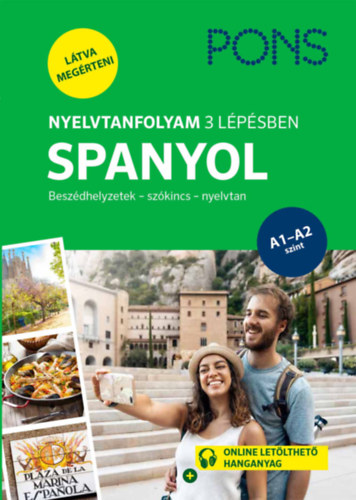 Elisabeth Graf Riemann: PONS Nyelvtanfolyam 3 lépésben SPANYOL könyv